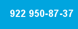 922 950-87-37